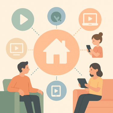 家族みんなでお得に観るなら？ファミリープラン対応VOD TOP7