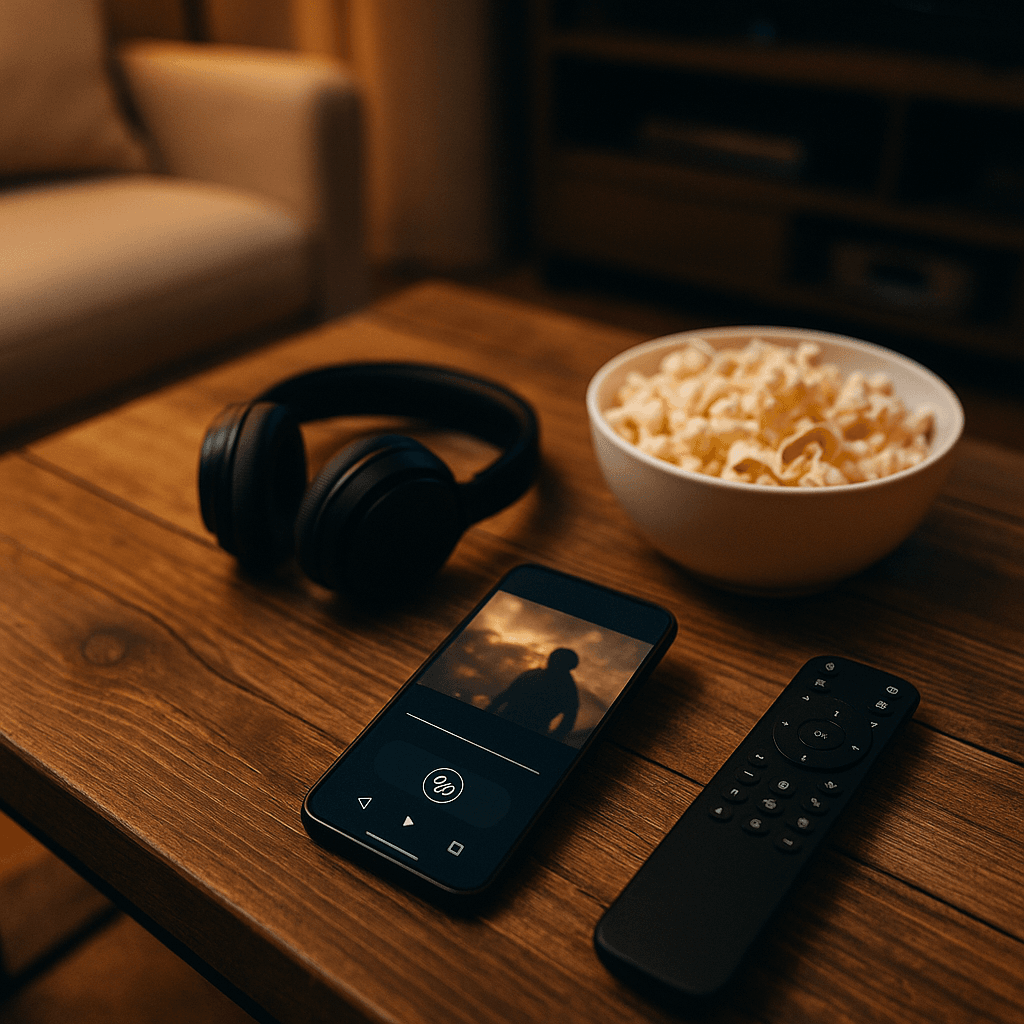 温かみのあるリビングルームのひととき