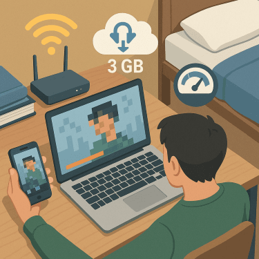 寮の低速Wi-Fiでも観られる！ビットレート節約VOD術