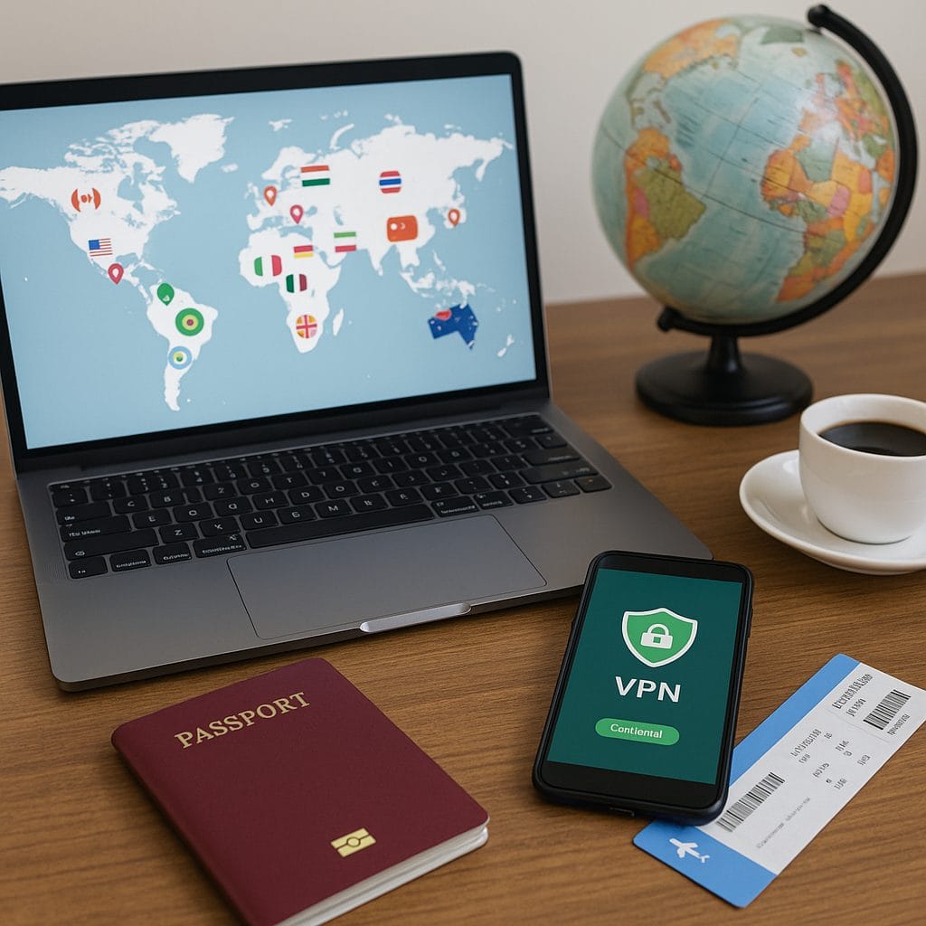 旅の準備と世界地図