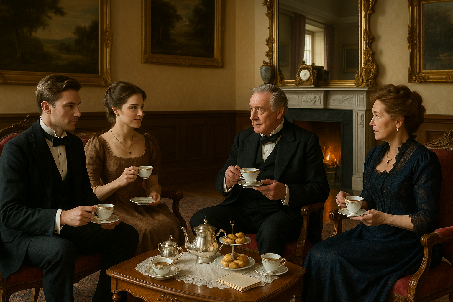 優雅なティータイムのひととき