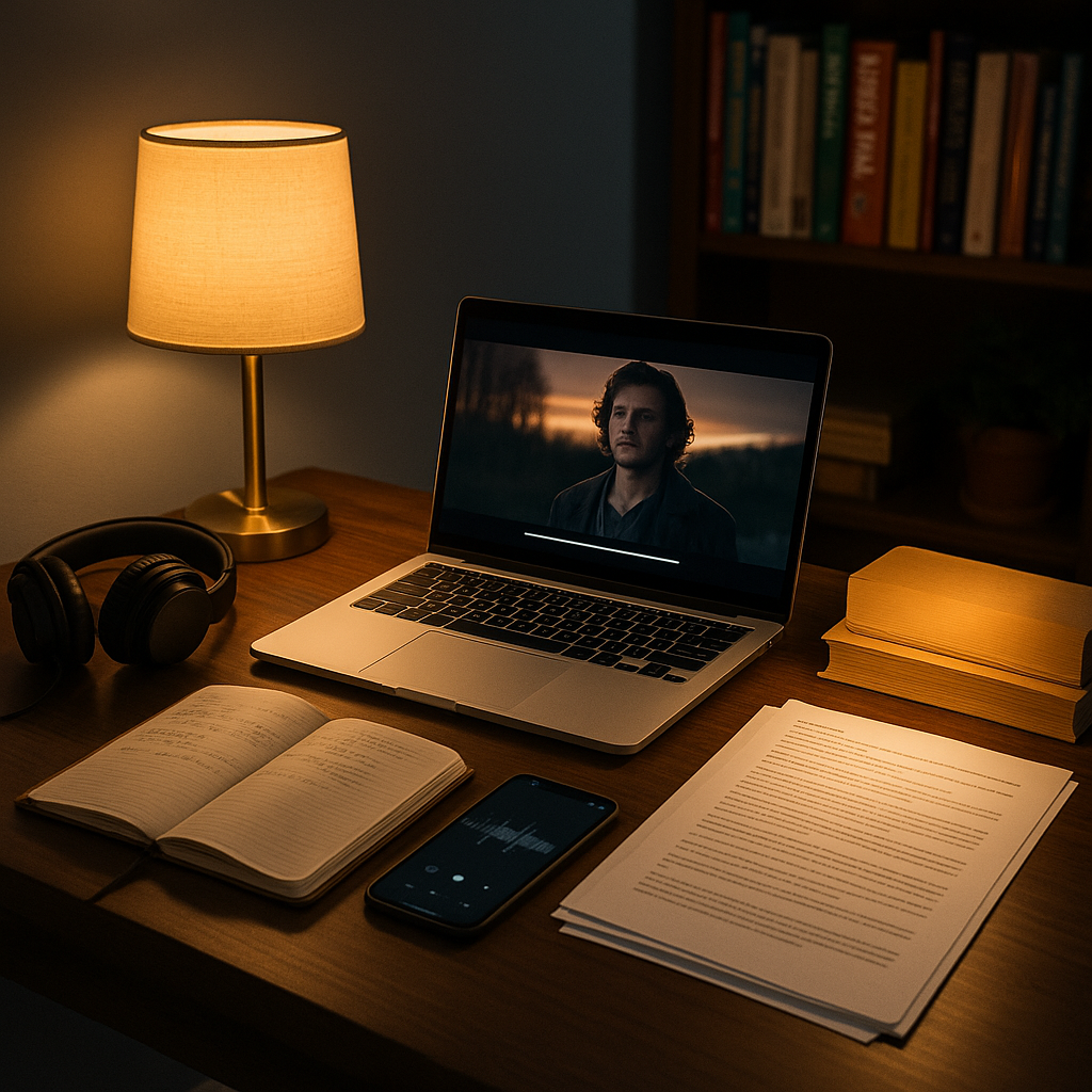 静かな作業空間と書斎