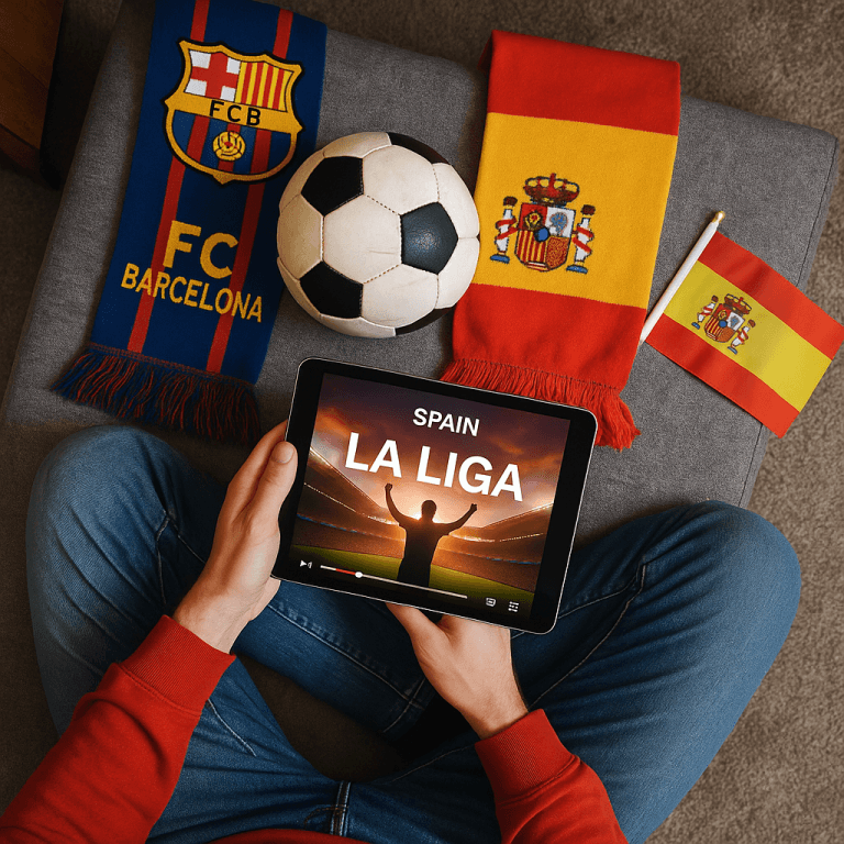 サッカー愛好者のリラックスした時間