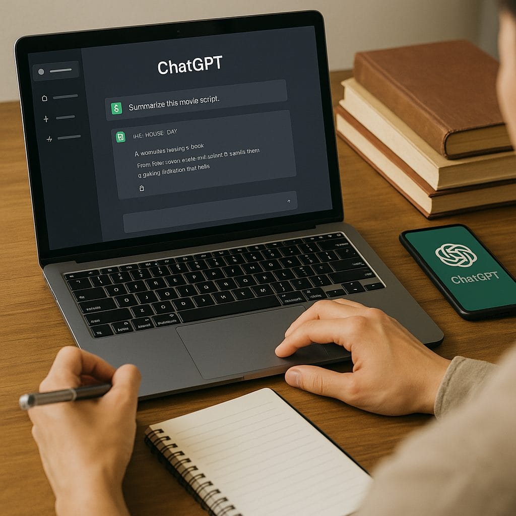 ChatGPTで映画の脚本要約