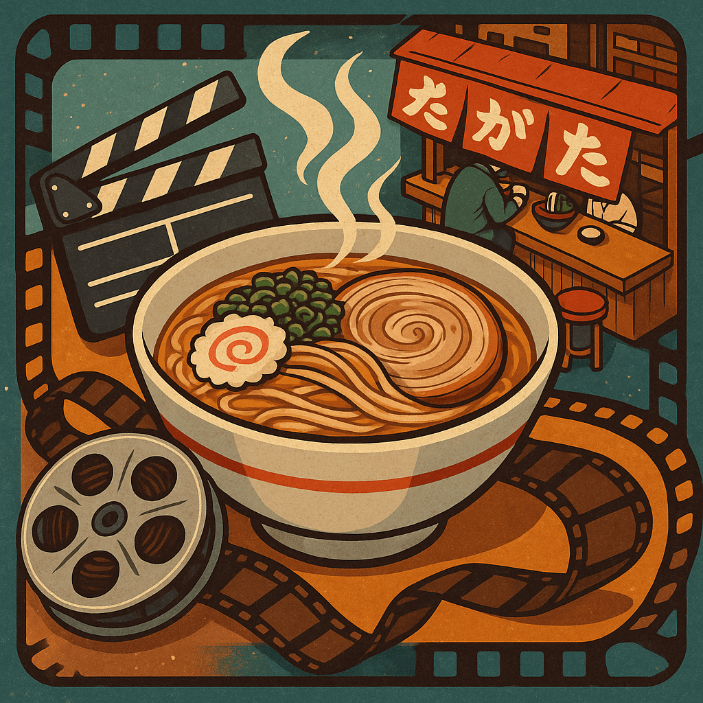 博多ラーメンと映画の融合