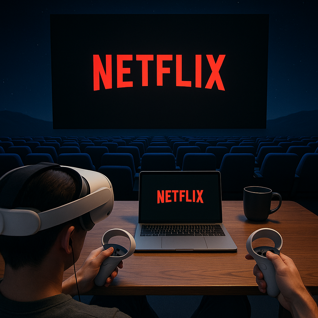 VRシアターでNetflixを楽しむ