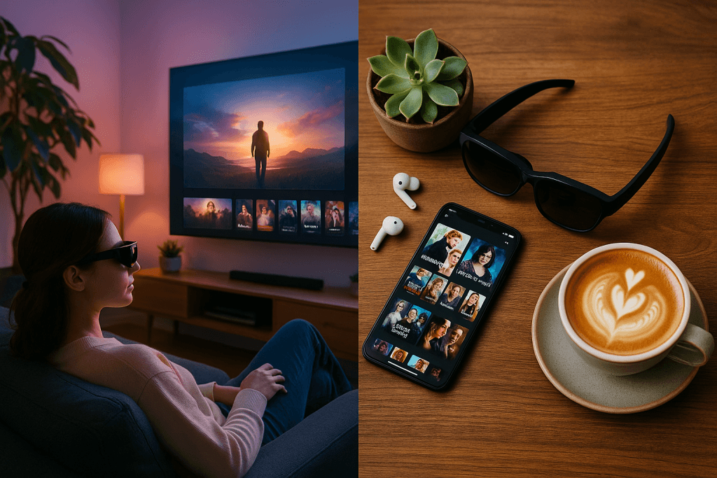 ARメガネとストリーミング体験