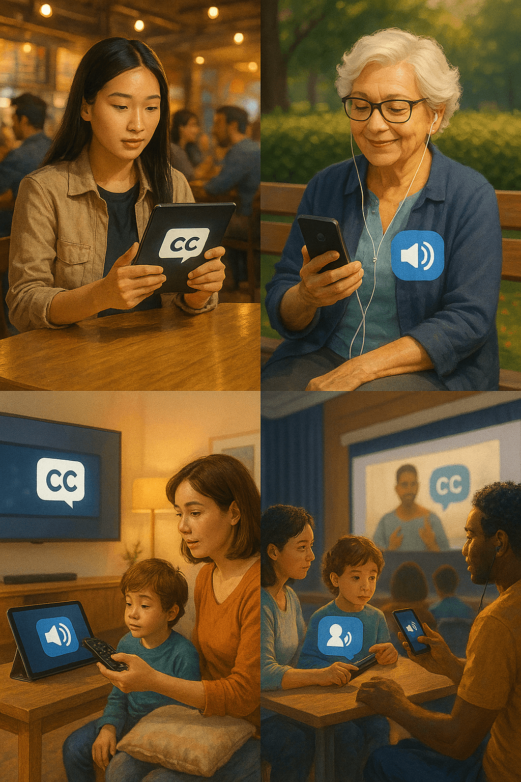 動画サービスで楽しむ人々