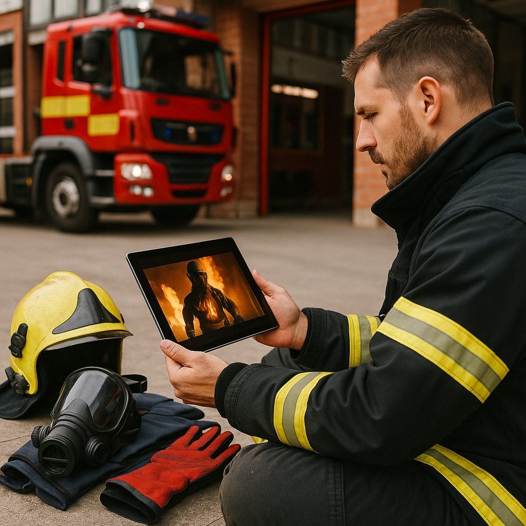 消防士の休憩時間