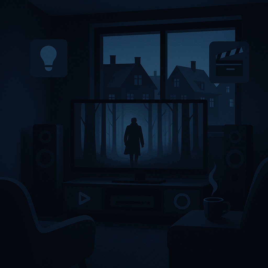 北欧の暗闇と風景