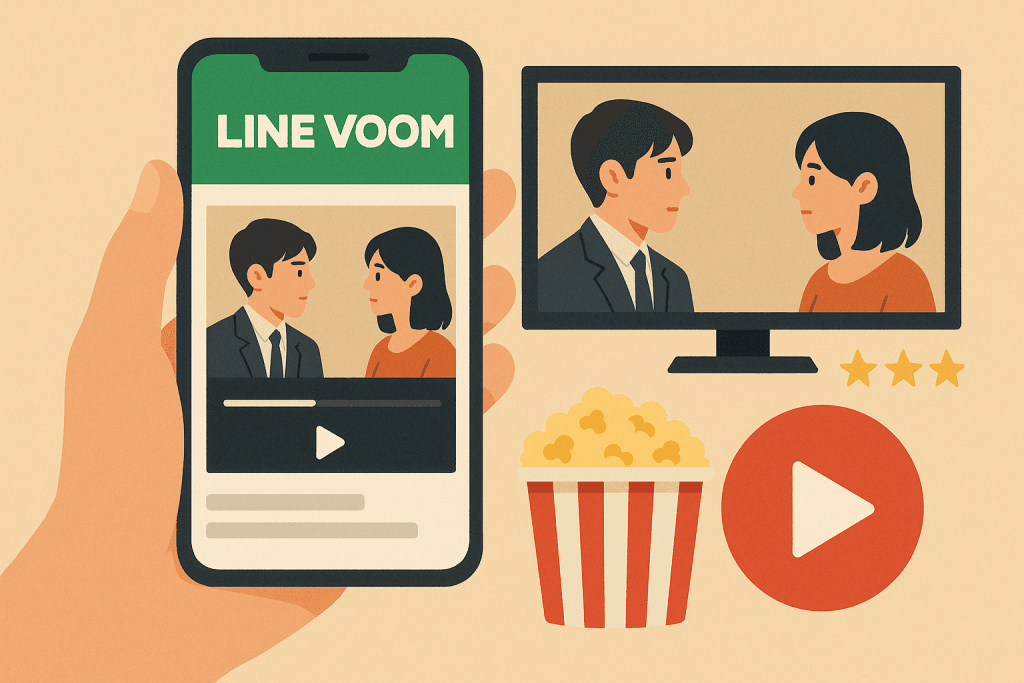 LINE VOOMでのドラマ鑑賞