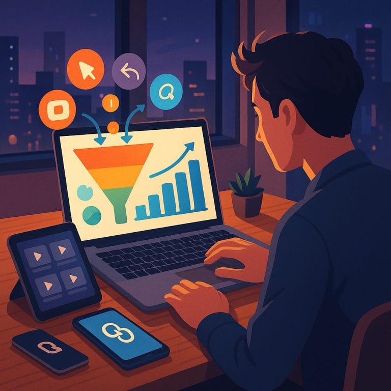 都市の夜景とデータ分析