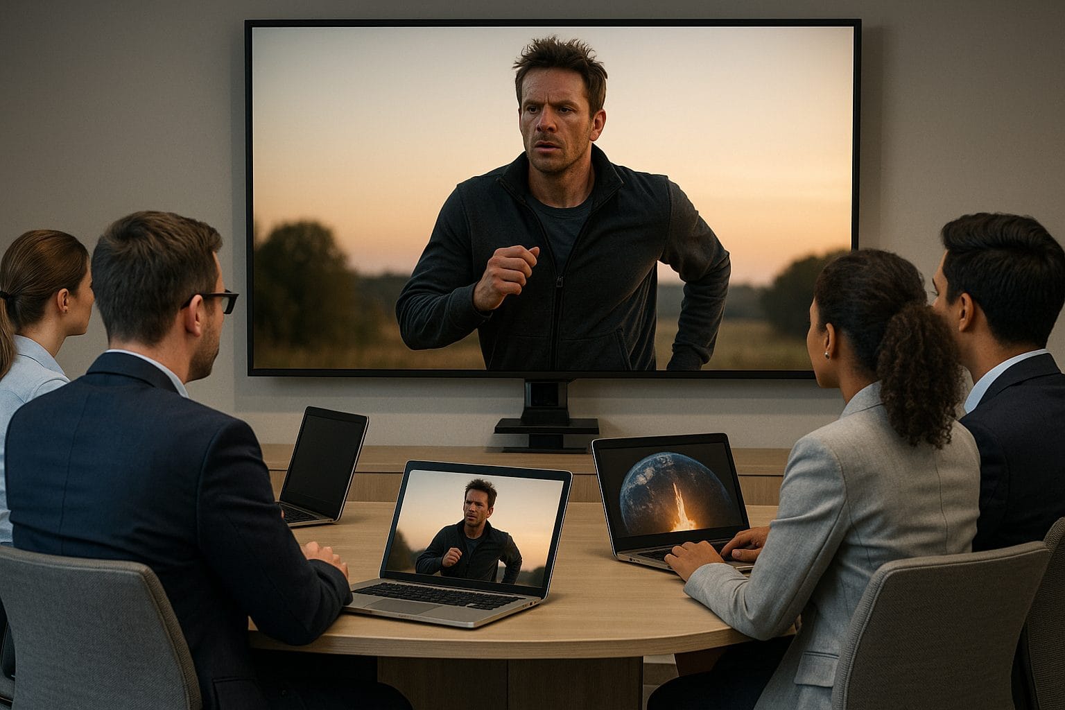 ビジネストレーニングの映画鑑賞