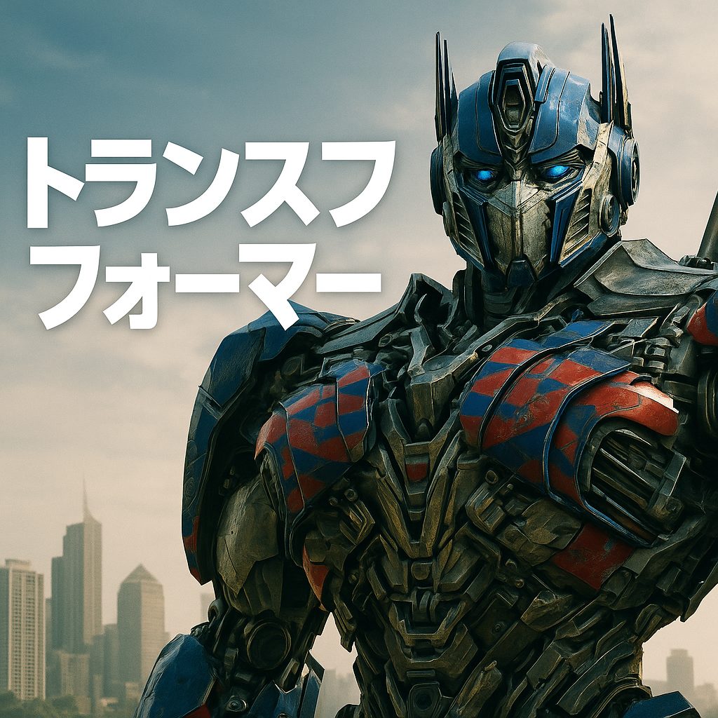 オプティマス・プライムと都市景観