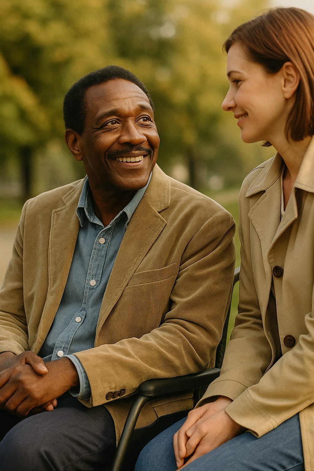 公園での温かな会話