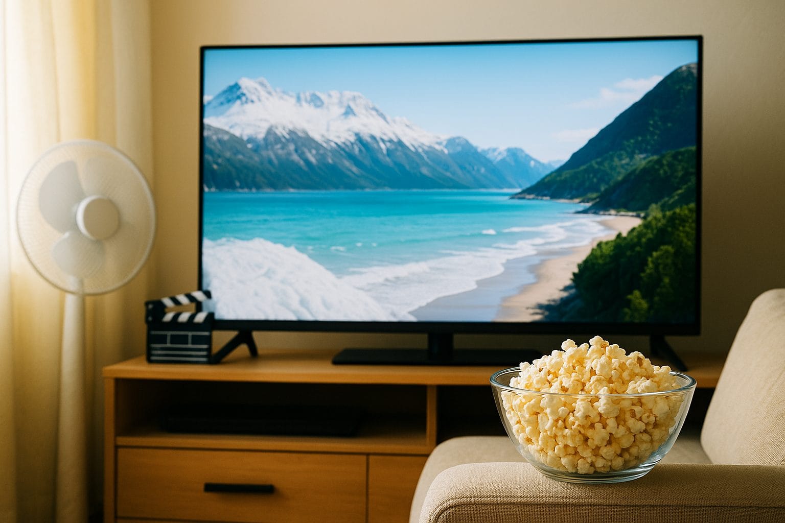 自然のドキュメンタリーとおやつ