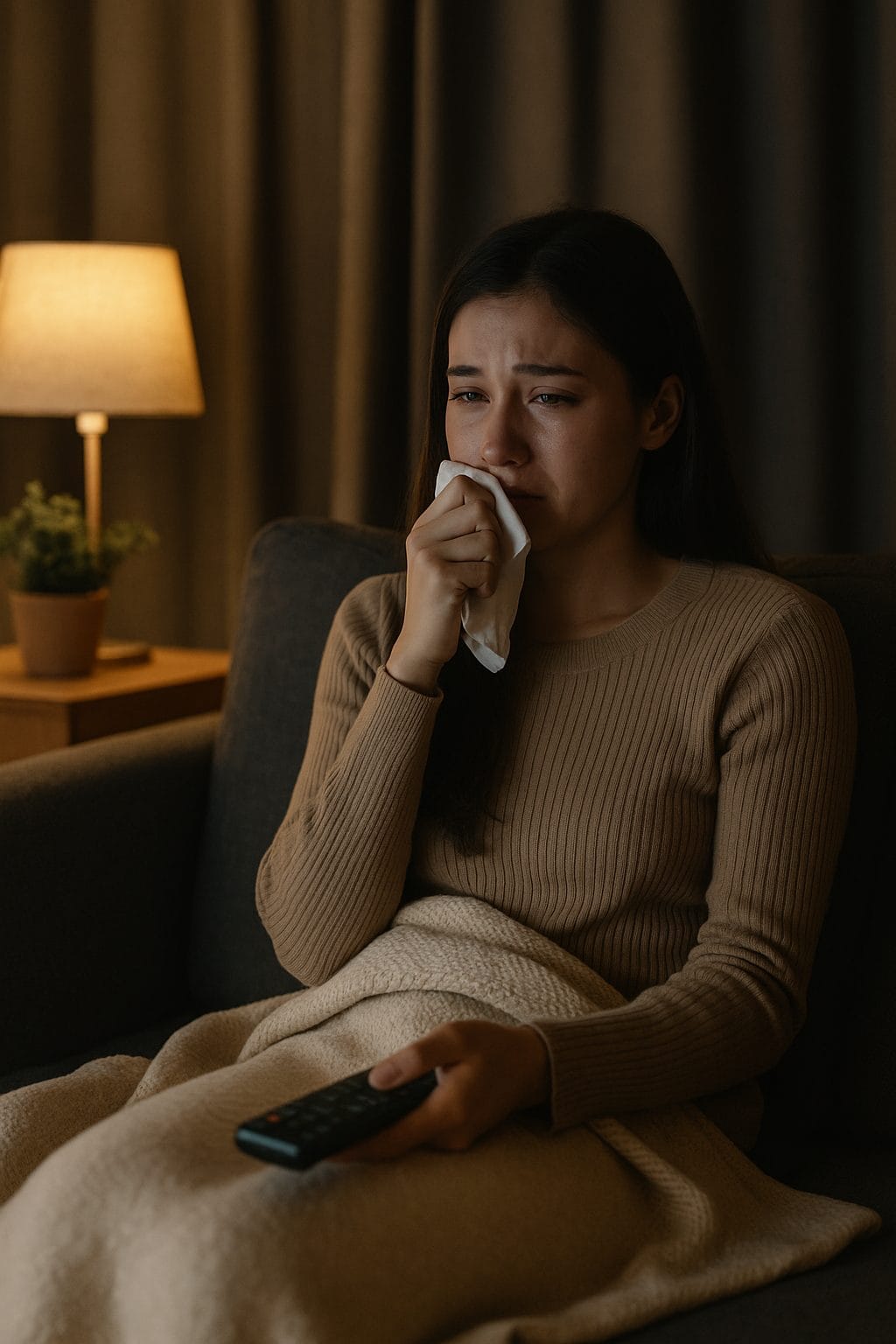 涙を流す夜の静けさ