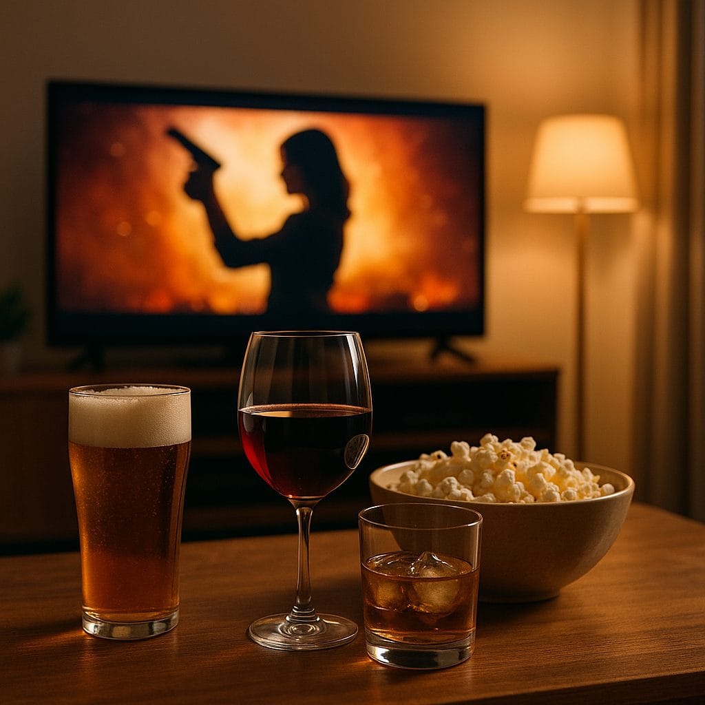 暖かな夜の映画鑑賞 (1)