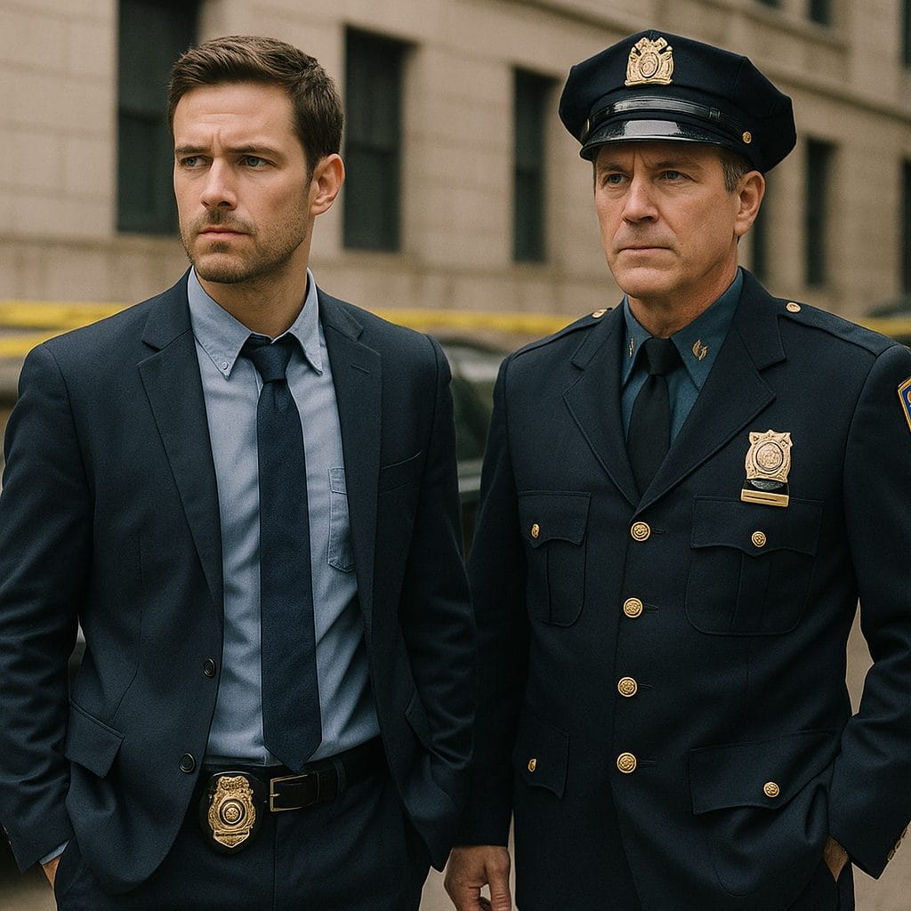 捜査官と犯罪現場