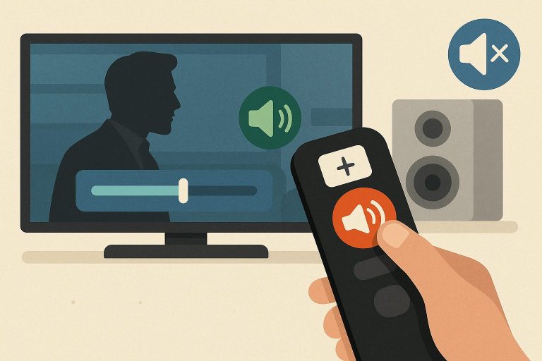 音量調整のシーン