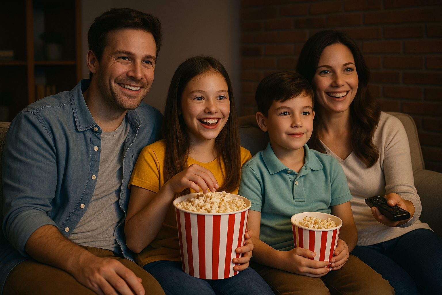 家族で映画鑑賞 (1)