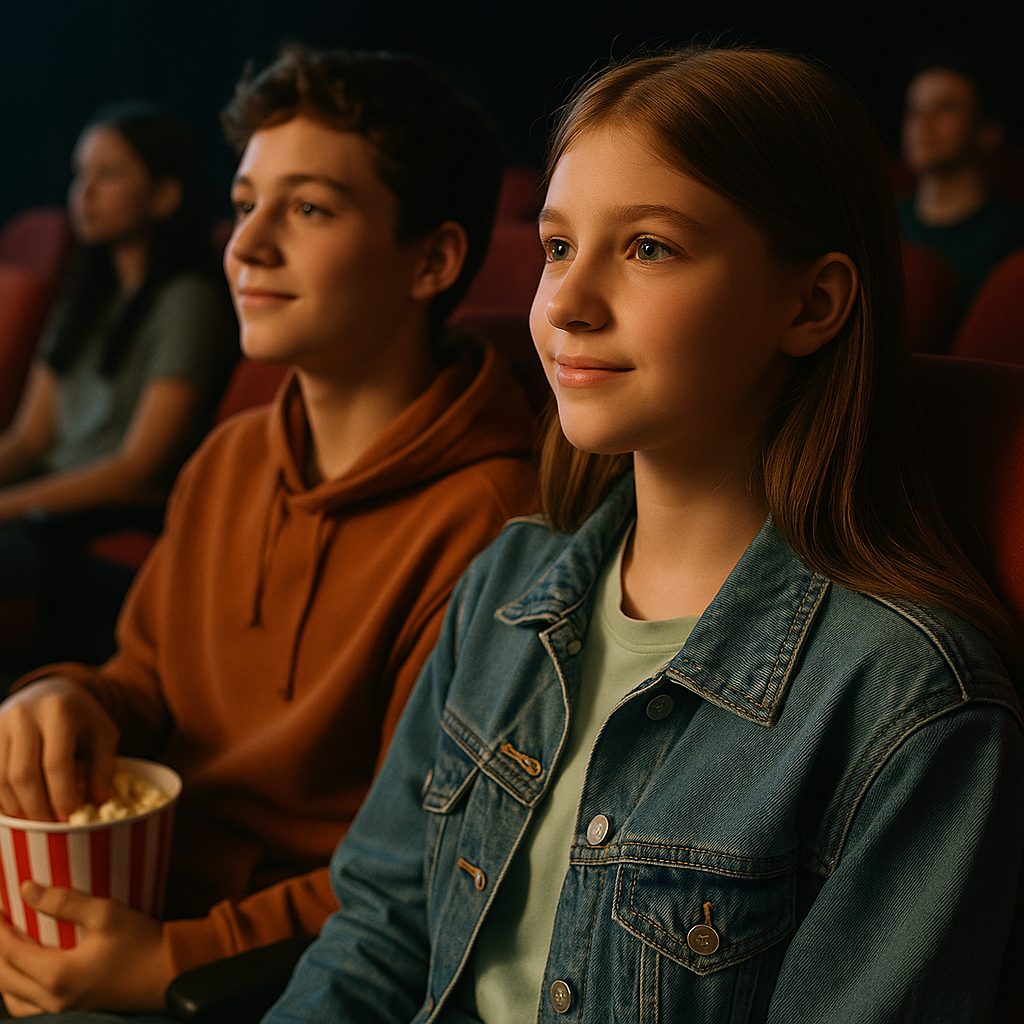 映画館での温かなひととき (2)