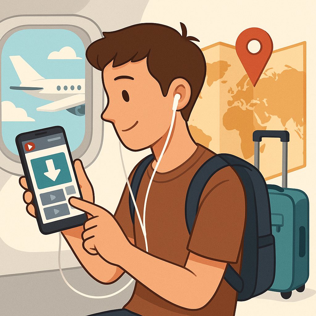 飛行機でのエンタメタイム