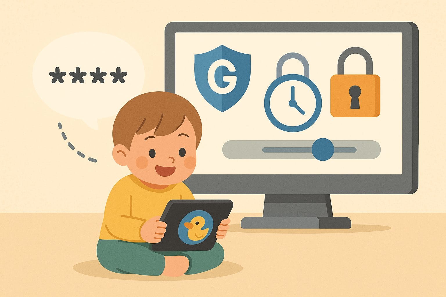 子どもとタブレット、親の管理