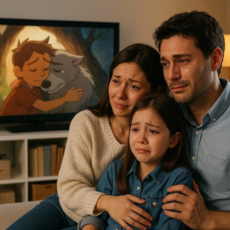 感動の瞬間家族とアニメ