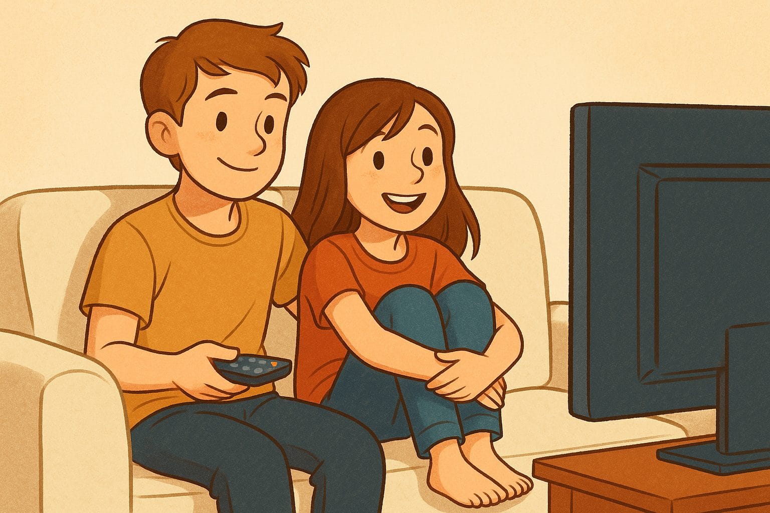 兄妹とリラックスした時間