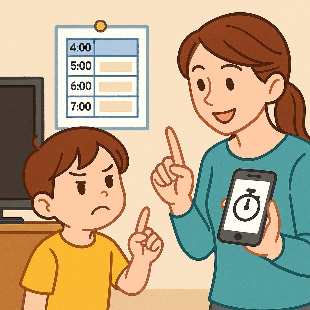 スクリーンタイムのルール設定