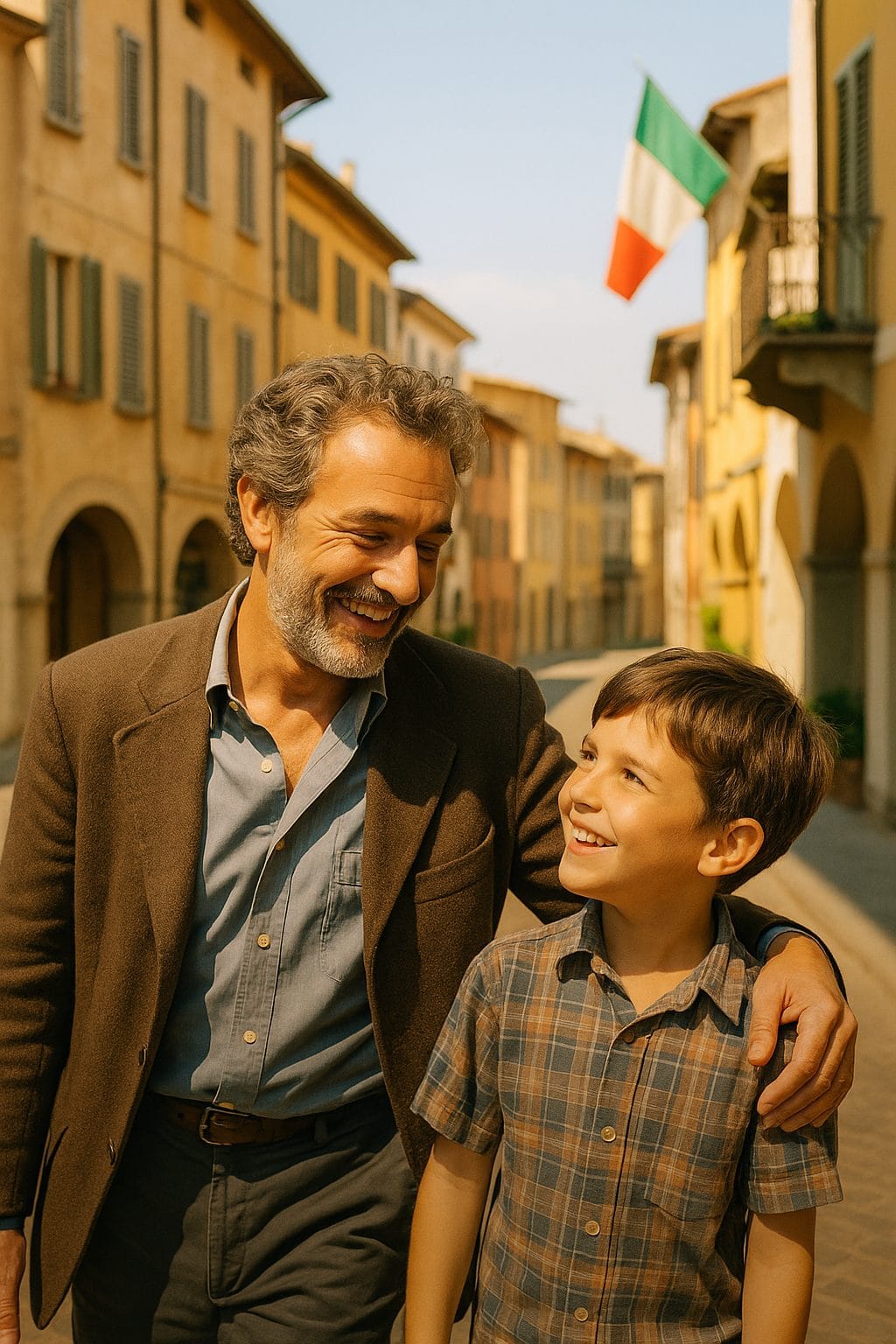 イタリアの陽光と笑顔