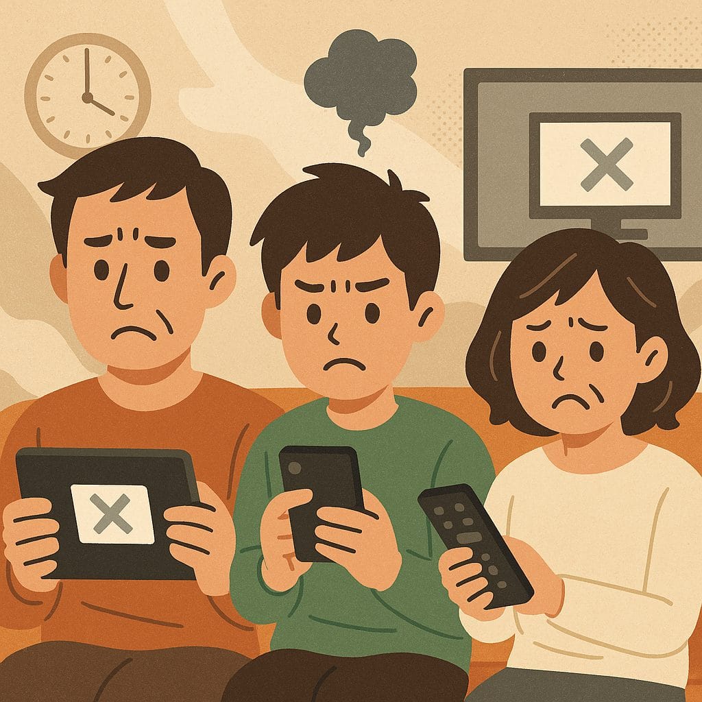 デジタルデバイスの不具合