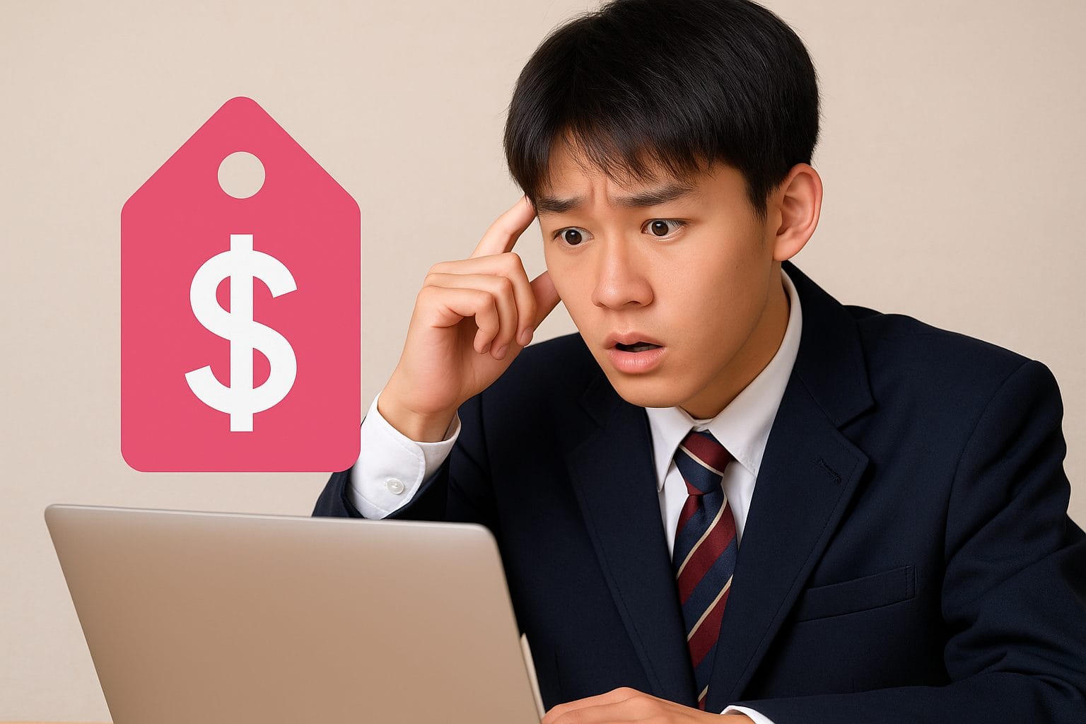 学びと価格の対比