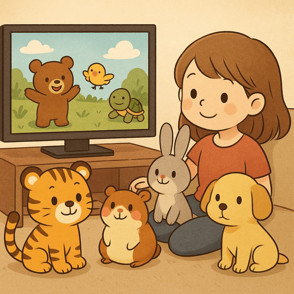 アニメを楽しむ午後のひととき