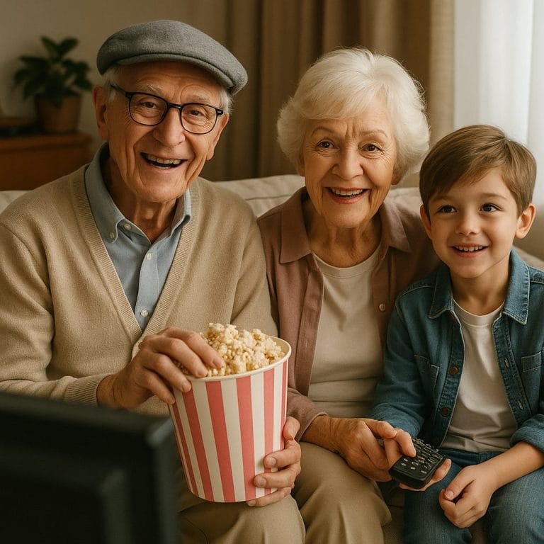 家族の映画鑑賞タイム (2)