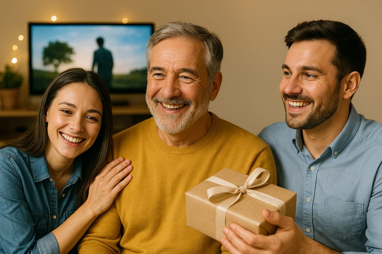 家族の映画鑑賞のひととき (2)