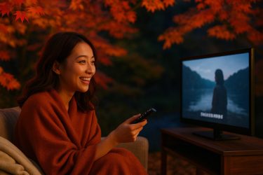 秋の夜の温かな映画鑑賞