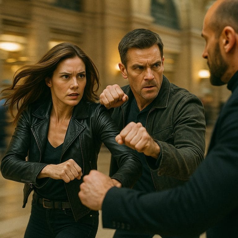 緊迫した対決の瞬間 (1)