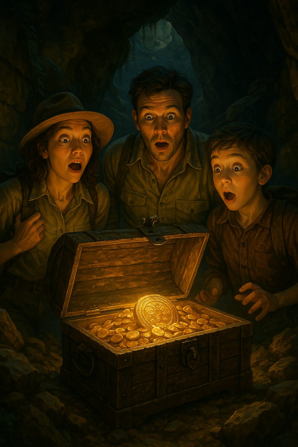 地下の宝物庫と冒険者たち