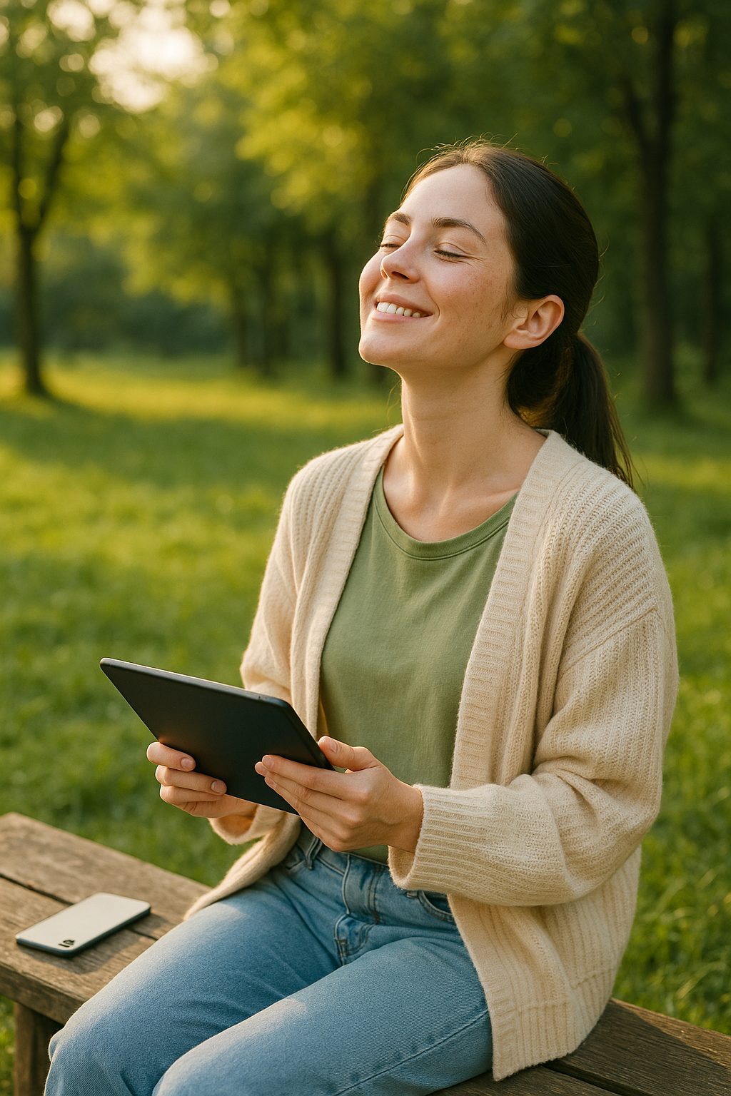 午後の光の中で