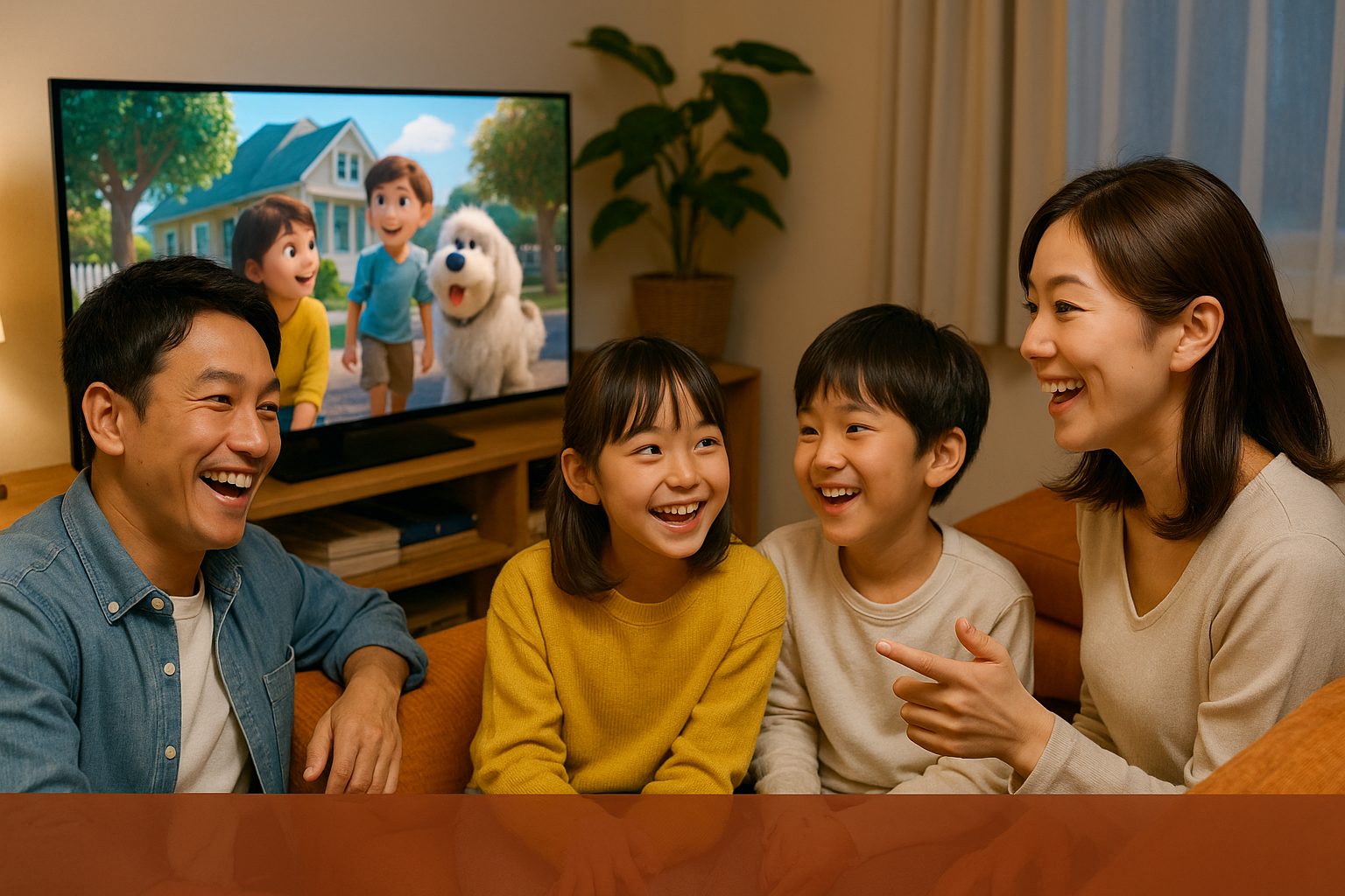 家族の楽しい映画鑑賞時