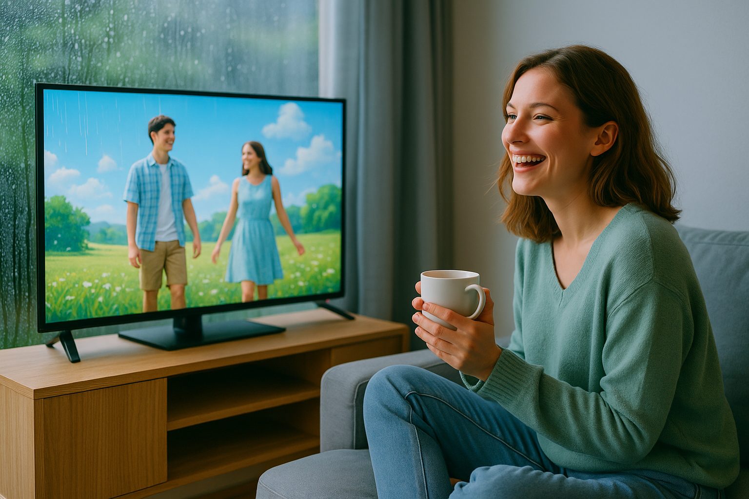 映画と雨の日のくつろぎ