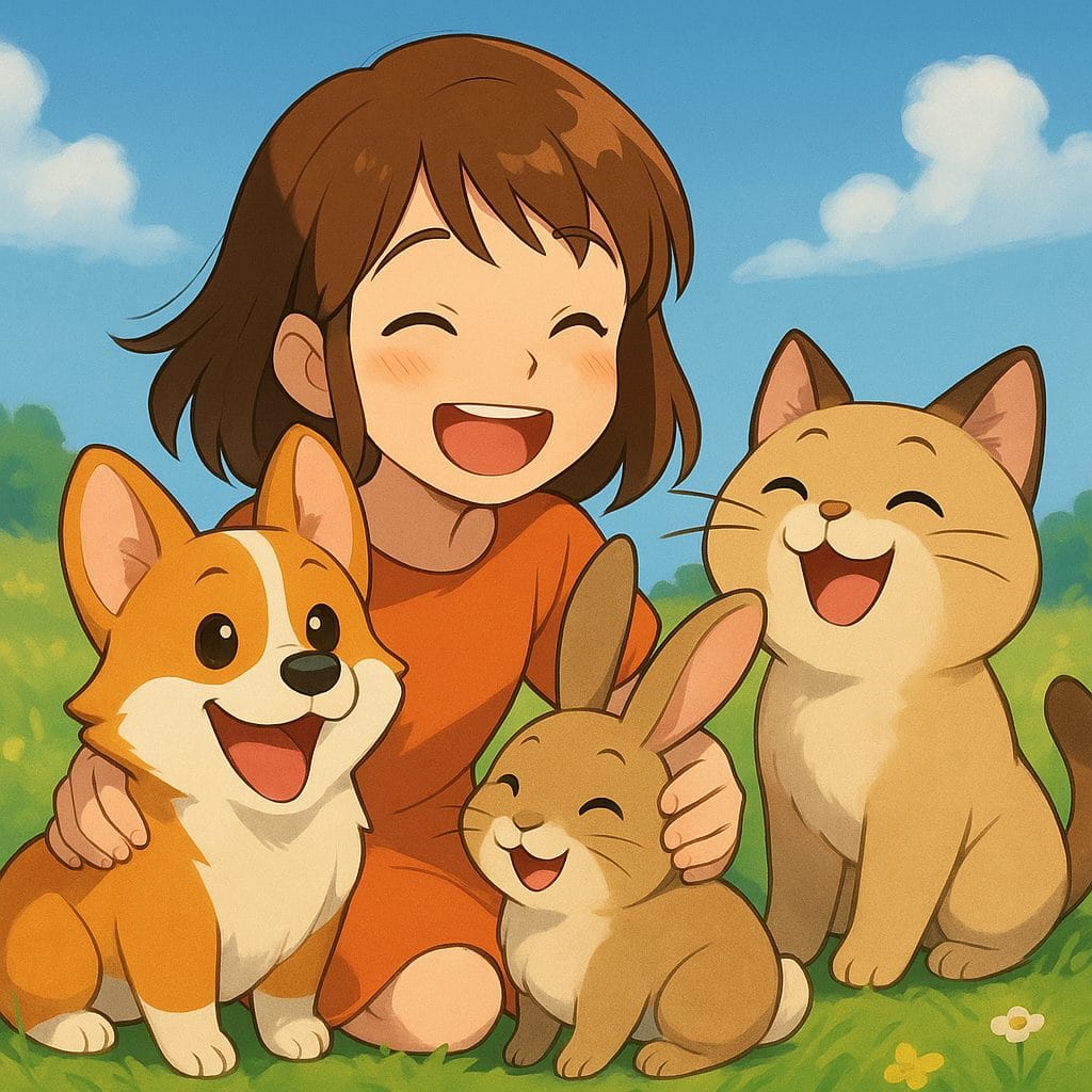 楽しい草原のひととき