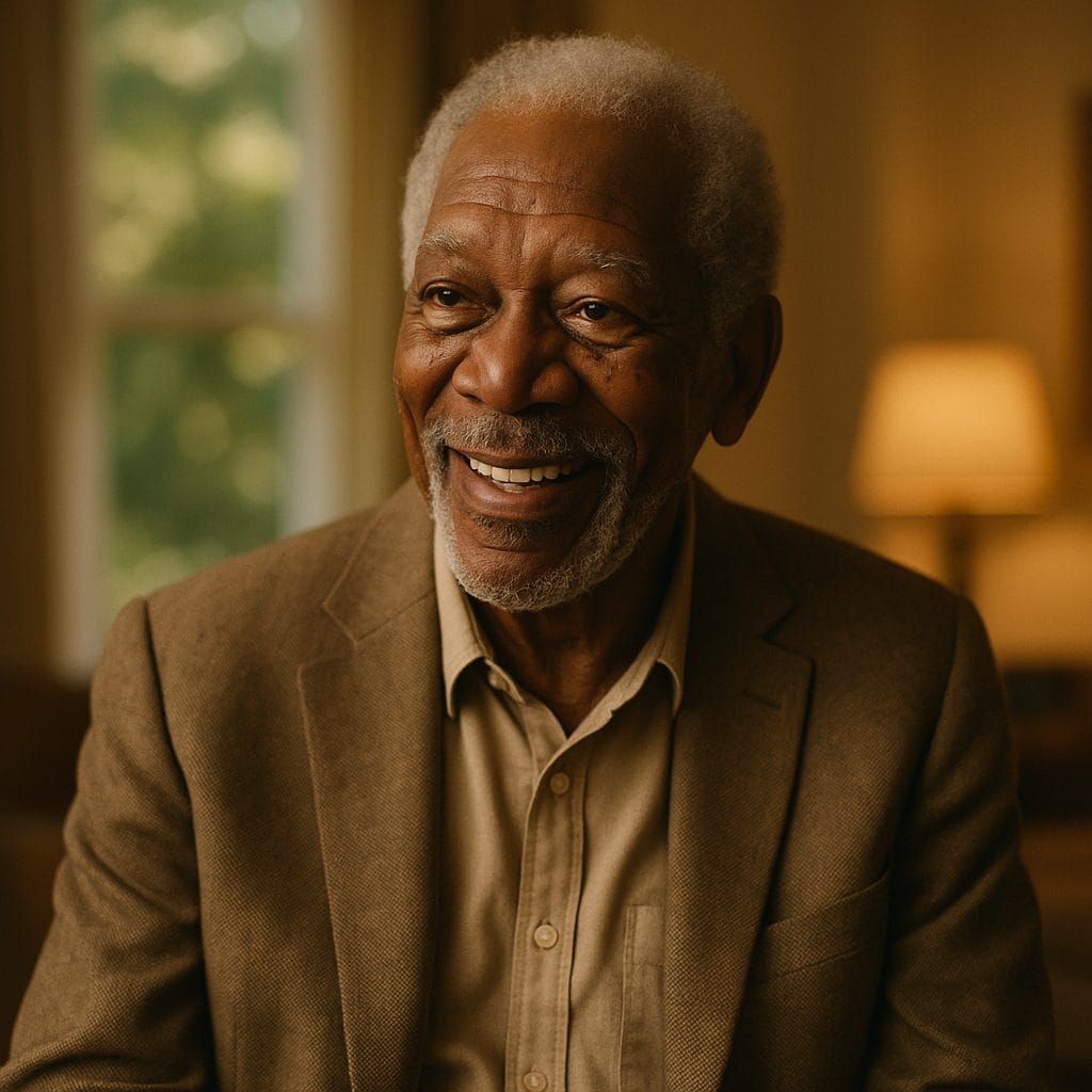 温かみのある微笑み