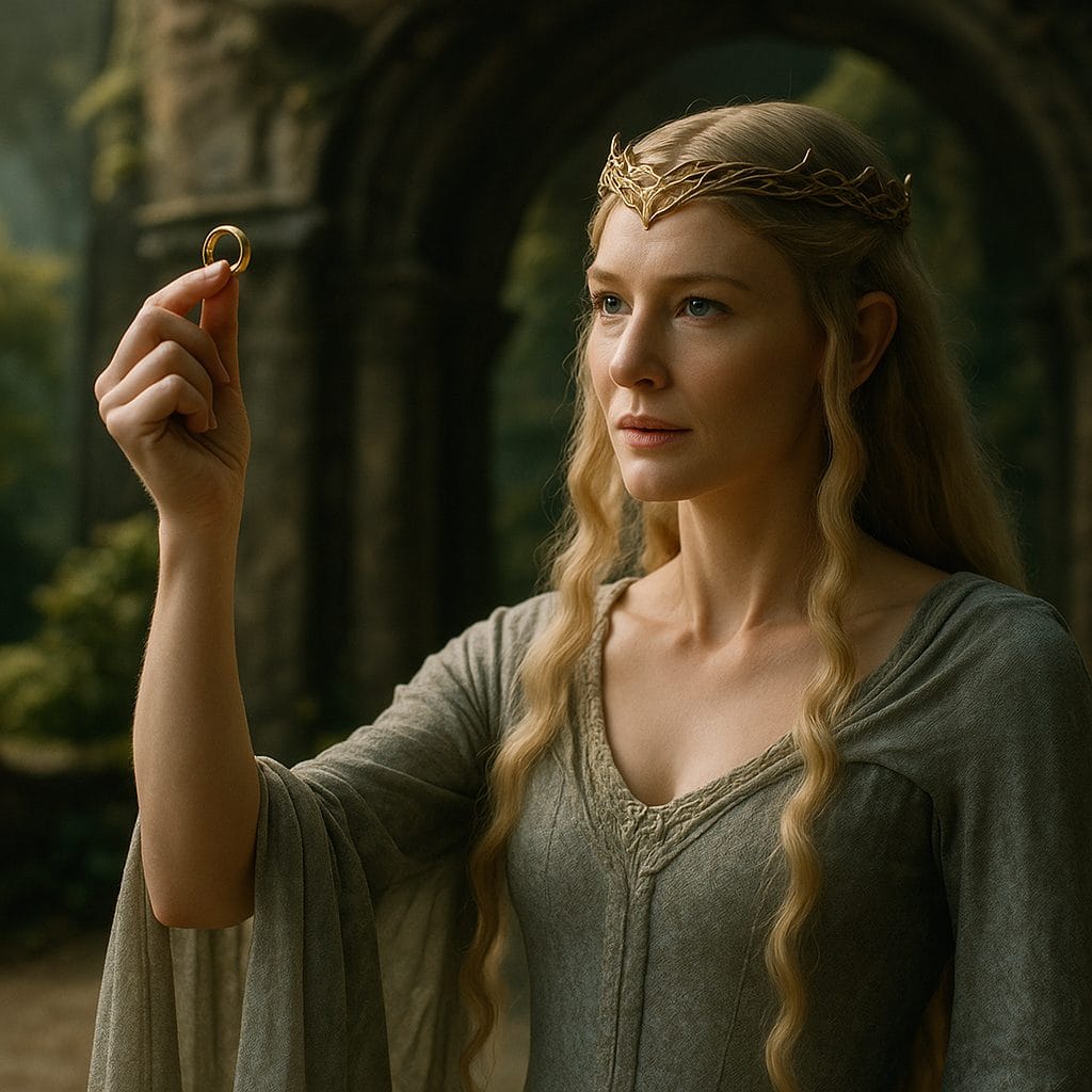 古代の森の中の女王