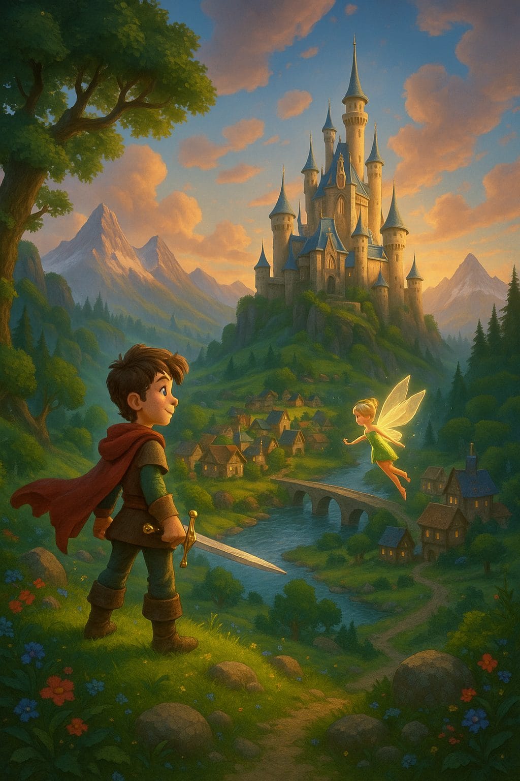 冒険者と妖精の夕暮れ