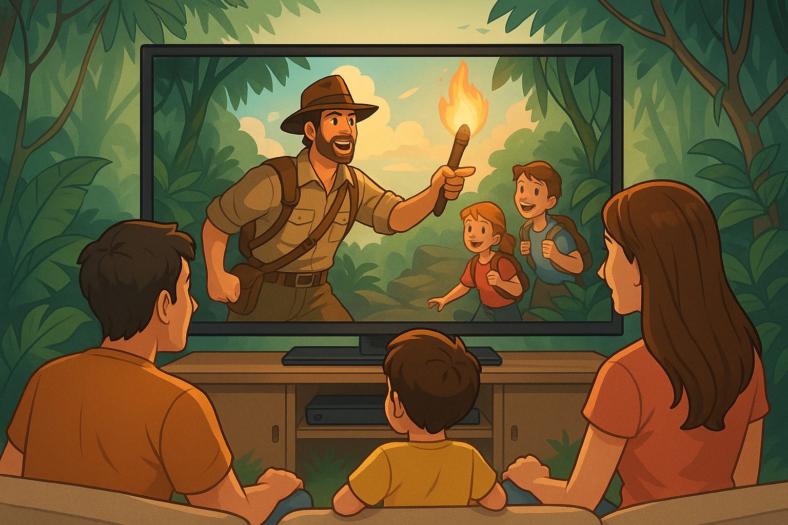 ジャングル冒険映画の夜