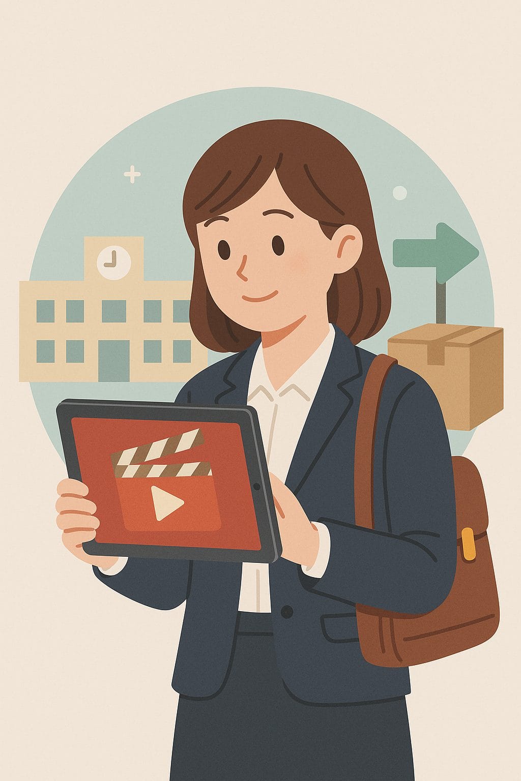 映画を楽しむ女性とタブレット