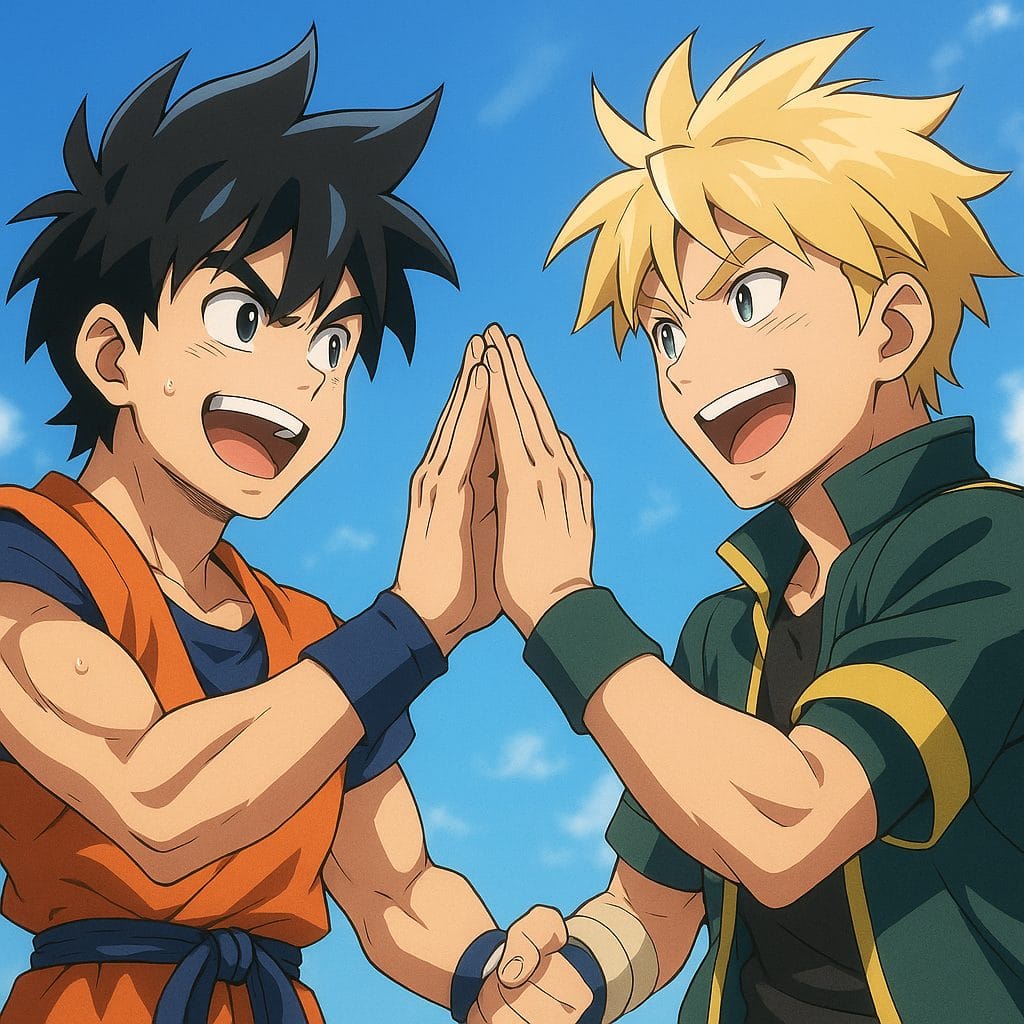 ハイタッチの瞬間